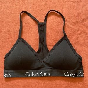 Calvin Klein Cotton Sports Bra - Size Small